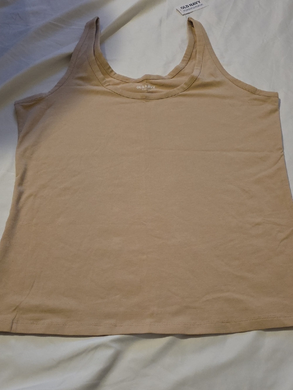 ❣️4 For $20❣️ Old Navy Women's Tank Top - Tan Neutral Scoop Neck Size Large